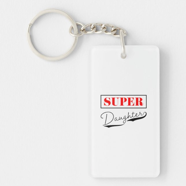 Super Daughter Key Ring (Front)