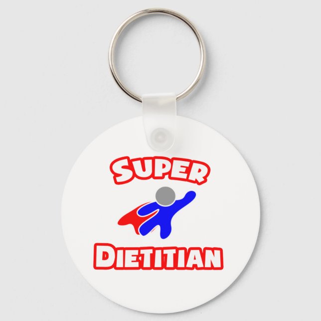 Super Dietician Key Ring (Front)