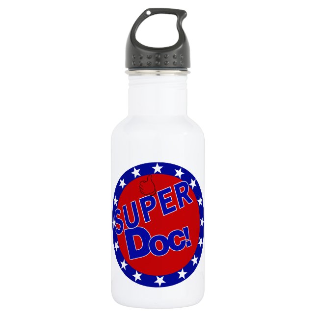 SUPER DOC - DOCTOR - PHYSICIAN 532 ML WATER BOTTLE (Front)