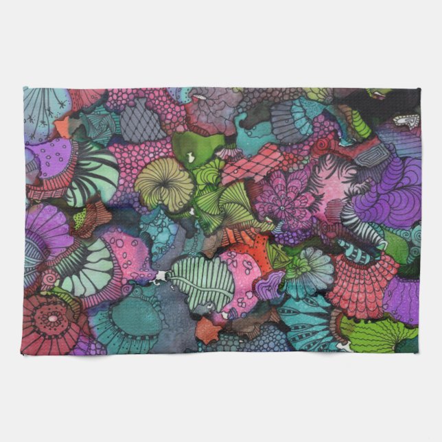 Super Doodle Kitchen Towel (Horizontal)