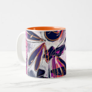 Super Dragonfly Abstract Mug