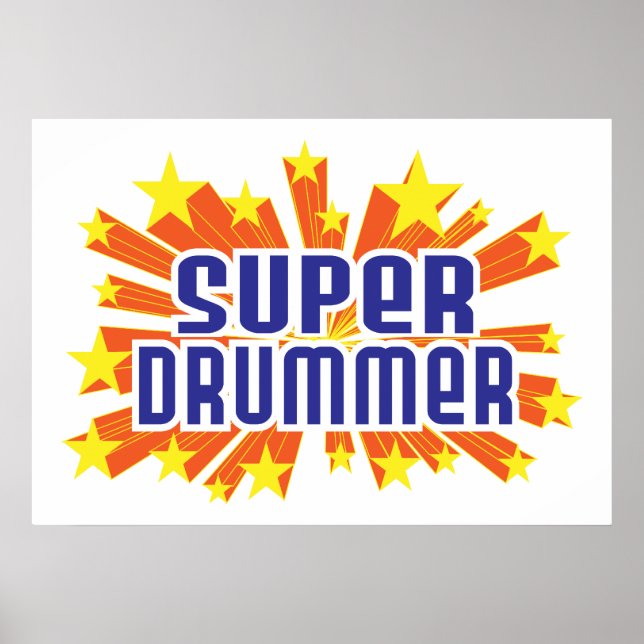 Super Drummer Poster (Front)
