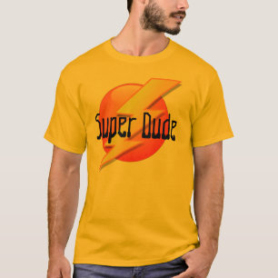 Super Dude Lightning Logo T-Shirt