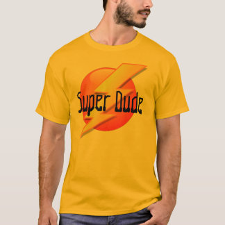 Super Dude Lightning Logo T-Shirt