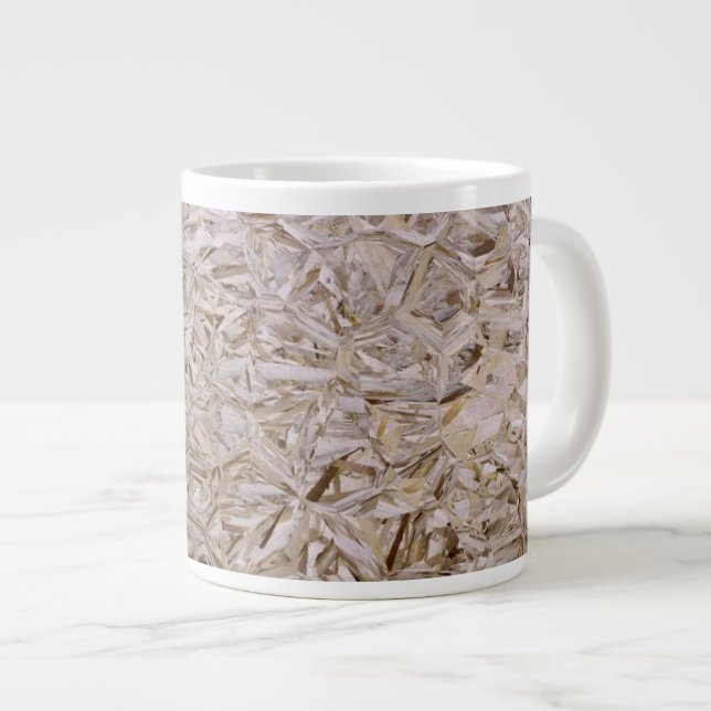 Super Duper Cool OSB Plywood Print Large Coffee Mug (Front Right)