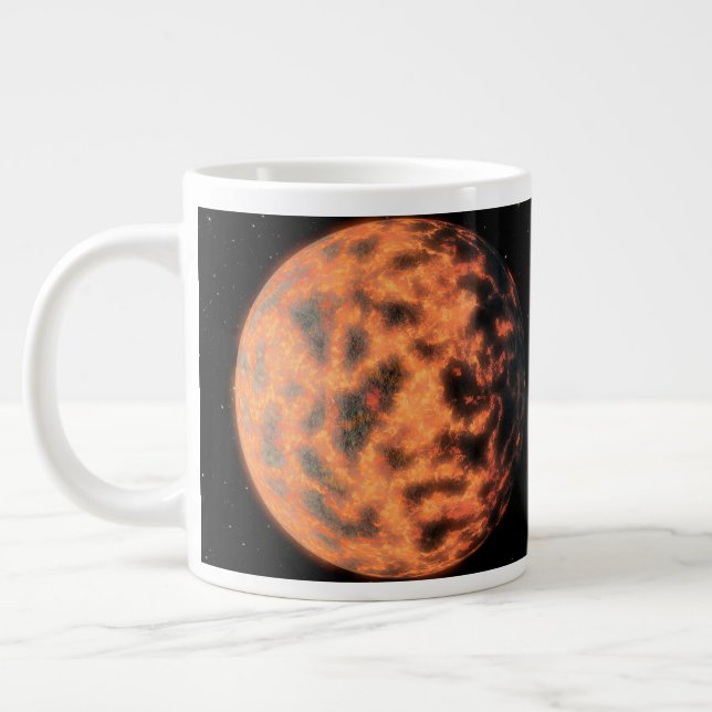 Super-Earth 55 Cancri E Large Coffee Mug (Left)