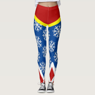 SUPER ELF! Snowflakes Leggings