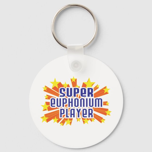 Super Euphonium Player Key Ring (Front)