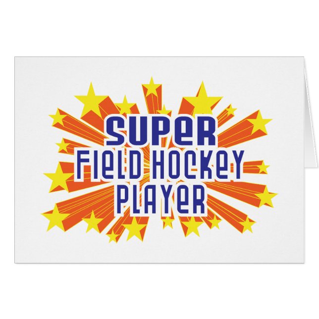 Super Field Hockey Player (Front Horizontal)