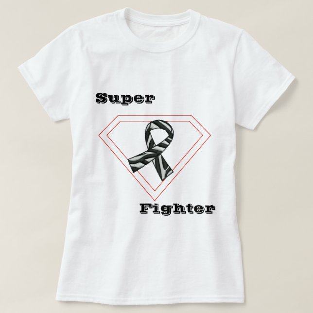 Super Fighter cancer/rare illness shirt (Design Front)