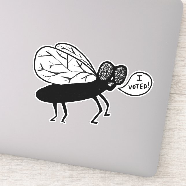 Super Fly says I VOTED! (Detail)