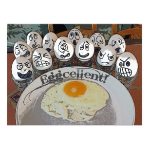 Super Fun Egg - Eggcellent Poster! Photo Print