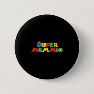 Super Gamer Mom Unleashed Celebrating Motherly Pow 6 Cm Round Badge