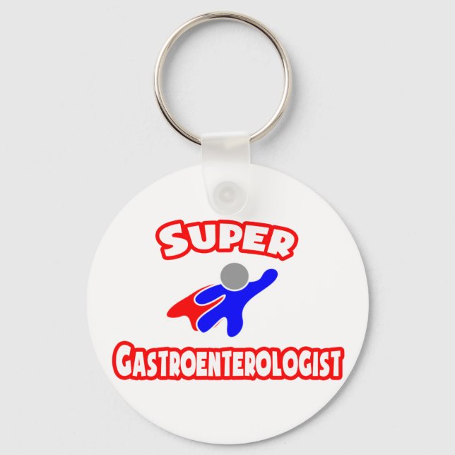 Super Gastroenterologist Key Ring (Front)