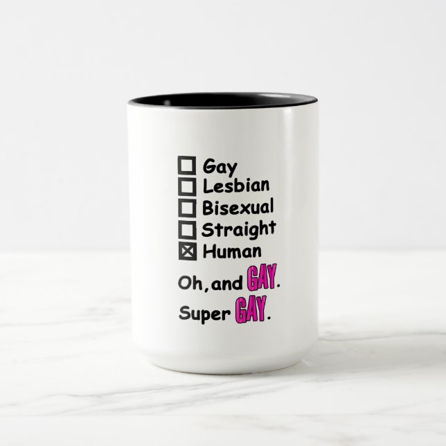 Super Gay Mug (Center)