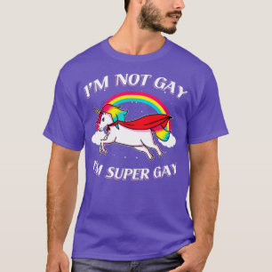 super gay unicorn gift T-Shirt