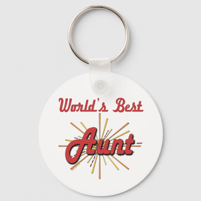 Super Gifts For Aunts Key Ring (Front)