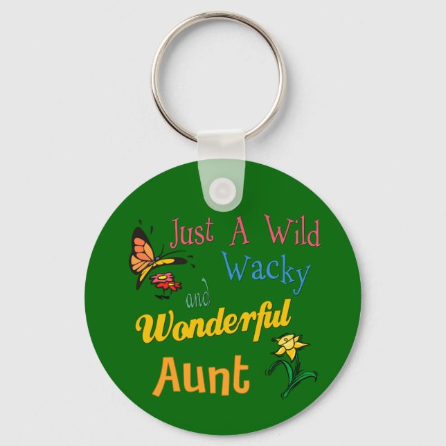 Super Gifts For Aunts Key Ring (Front)