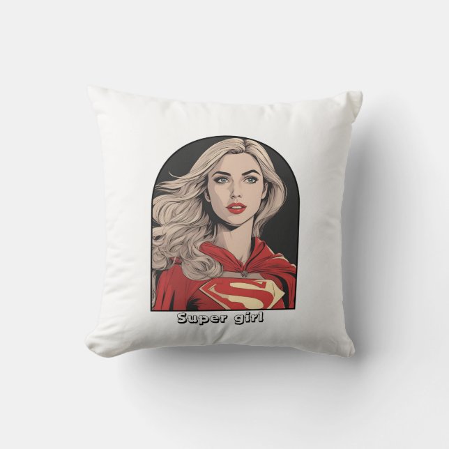 Super girl  cushion (Front)