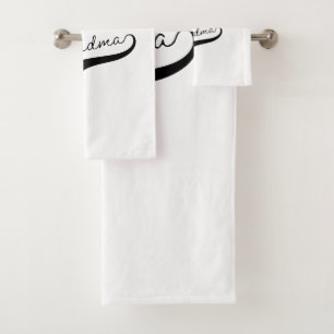 Super Grandma Bath Towel Set