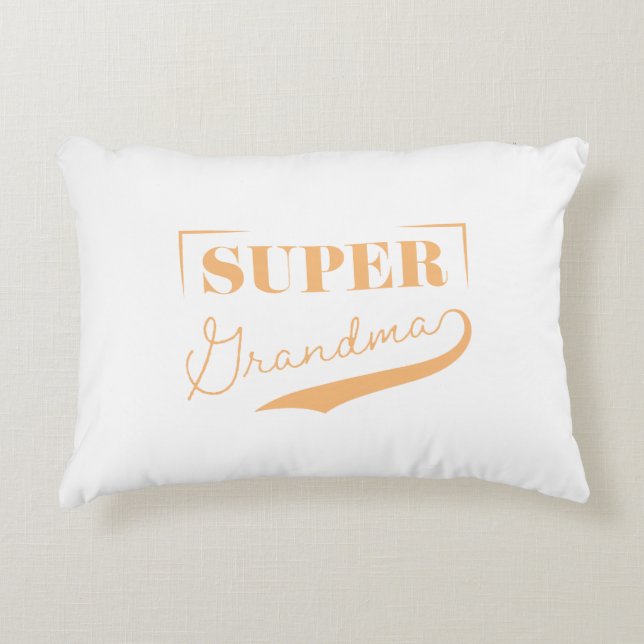 Super Grandma Decorative Cushion (Front)