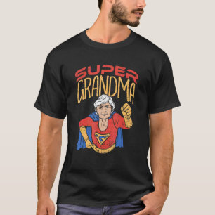 Super Grandma  Grandmother Superhero T-Shirt
