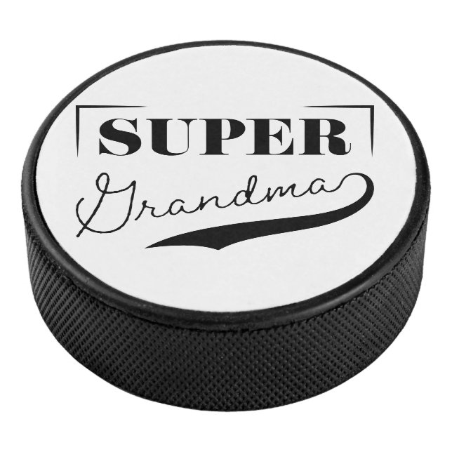 Super Grandma Hockey Puck (3/4)