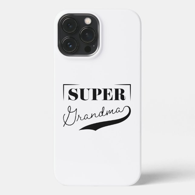 Super Grandma iPhone Case (Back)
