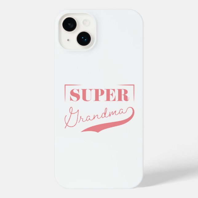 Super Grandma iPhone Case (Back)