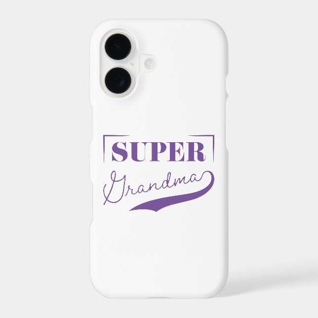 Super Grandma iPhone Case (Back)