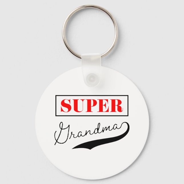 Super Grandma Key Ring (Front)