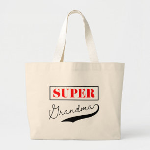 Super Grandma Large Tote Bag