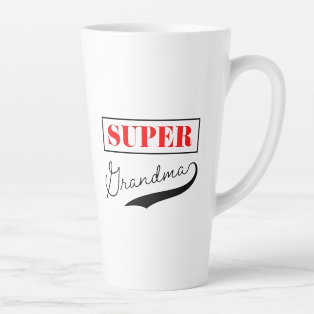 Super Grandma Latte Mug (Right)
