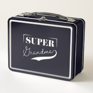 Super Grandma Metal Lunch Box