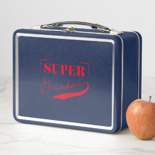 Super Grandma Metal Lunch Box