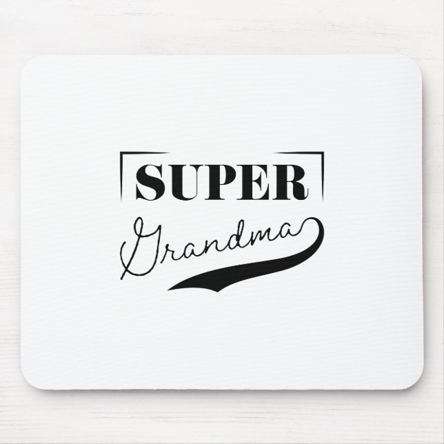Super Grandma Mouse Pad (Front)