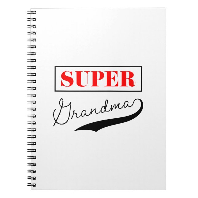 Super Grandma Notebook (Front)