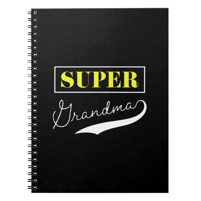 Super Grandma Notebook (Front)