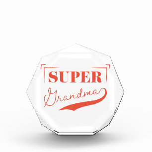 Super Grandma Photo Block