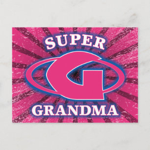 Super Grandma Postcard