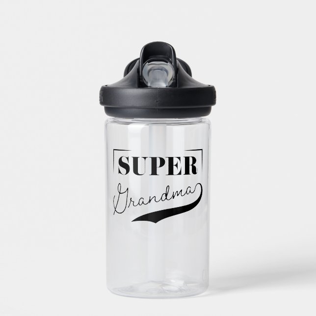 Super Grandma Water Bottle (Front)