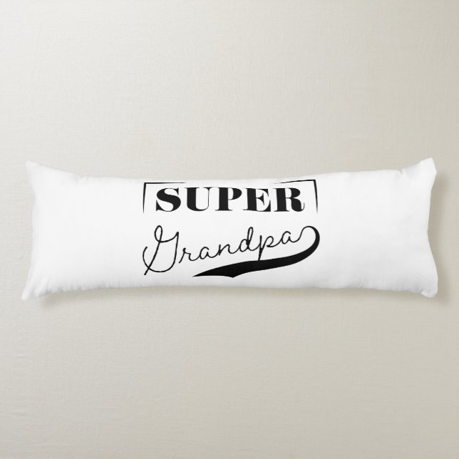 Super Grandpa Body Cushion (Front)