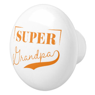 Super Grandpa Ceramic Knob