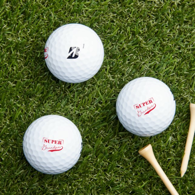 Super Grandpa Golf Balls (Insitu Grass)