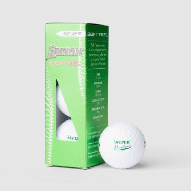 Super Grandpa Golf Balls (Packaging)
