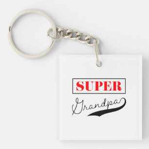 Super Grandpa Key Ring