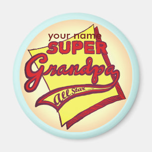 Super Grandpa magnet