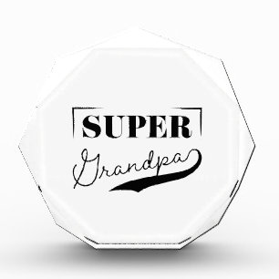 Super Grandpa Photo Block