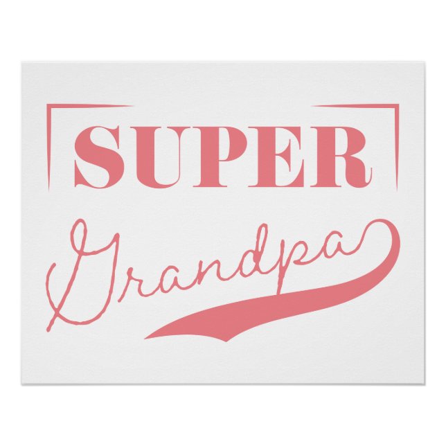 Super Grandpa Poster (Front)