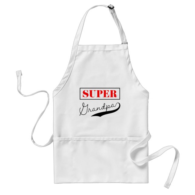 Super Grandpa Standard Apron (Front)